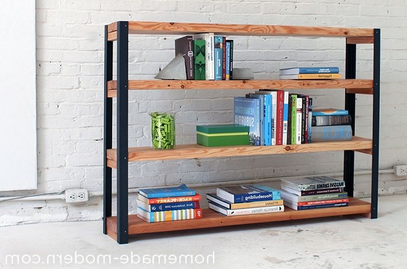 2017 Diy Bookcases Intended For Homemade Modern Ep36 Ironbound Bookcase (View 4 of 15)