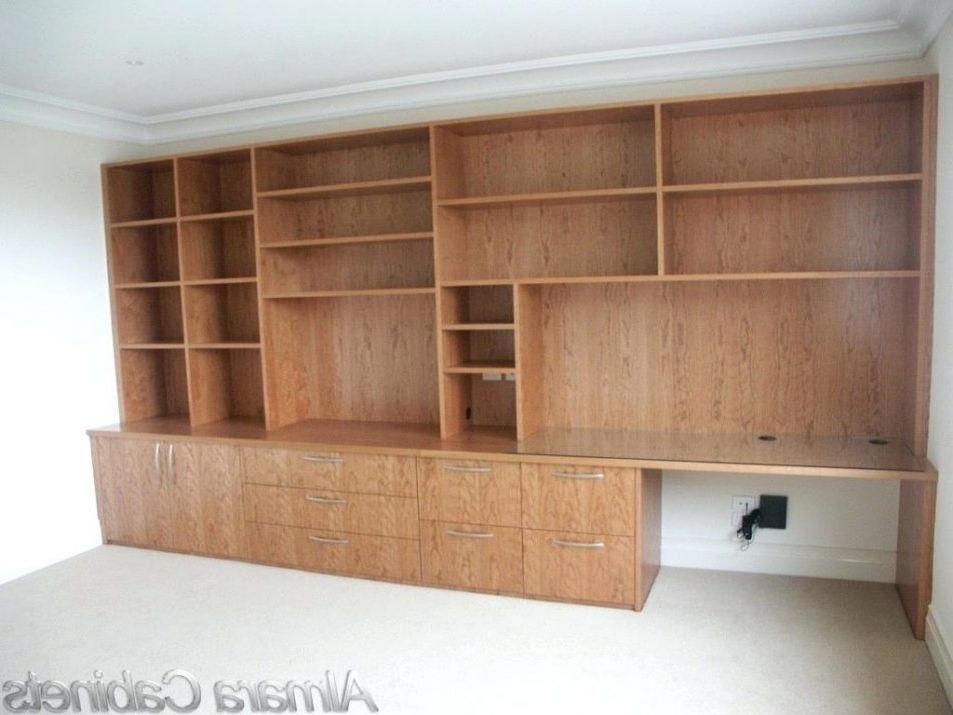 2017 Office Design : Install Wall To Wall Built In Bookcases Over A Pertaining To Office Wall Cupboards (View 11 of 15)