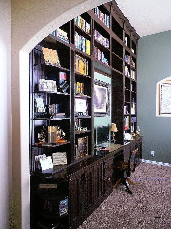 2018 Wall Units: Desk Units For A Wall Elegant Home Library Wall Units Intended For Home Library Wall Units (View 13 of 15)