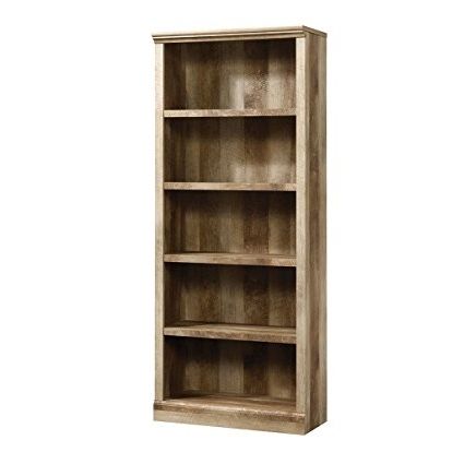 Amazon: Sauder East Canyon 5 Shelf Bookcase In Craftsman Oak Within Most Recently Released Sauder 5 Shelf Bookcases (View 10 of 15)