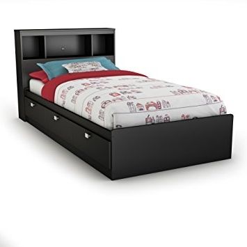 Amazon: South Shore Spark Twin Storage Bed And Bookcase With Most Recent Twin Bed With Bookcases Headboard (View 2 of 15)