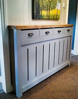 Any Size! Cabinet *hallway Dresser* Made To Measure Radiator Cover Inside Famous Radiator Cupboards (View 2 of 15)