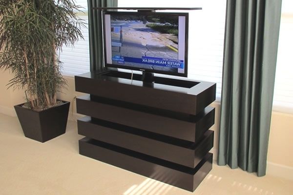 Bed With Tv Lift With Most Current Hidden Tv Units (Photo 3 of 15)