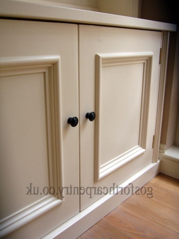 Best And Newest Impressive Cabinet Doors Made To Measure Alcove Wardrobe Doors With Bespoke Cupboard (View 1 of 15)
