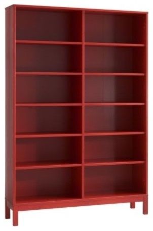 Best And Newest Linnarp Bookcase, Red – Modern – Bookcases Cabinets And Computer Inside Red Bookcases (View 10 of 15)