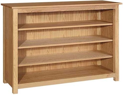 Current Wide Bookcases Regarding 29 Wide Oak Bookcase, Sherwood Oak Wide Bookcase Free Delivery  (View 12 of 15)