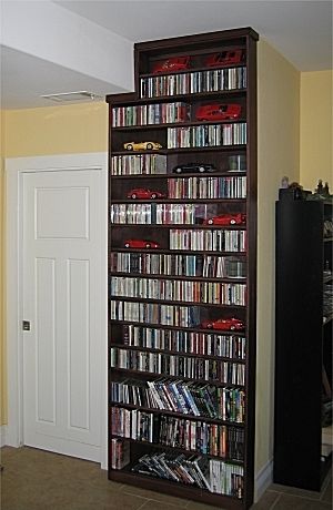Custom Bookcases And Home Library – Made In San Diego Inside Well Known Dvd Bookcases (View 1 of 15)