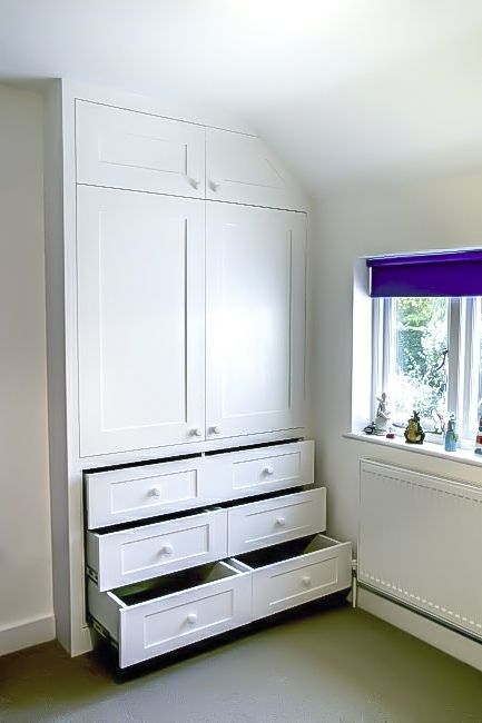 Famous Drawers For Fitted Wardrobes Regarding Fitted Alcove Wardrobes (View 3 of 15)