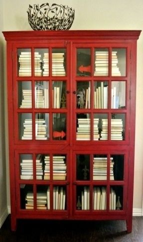 Famous Red Bookcases Inside Red Bookcase For Giving The Room An Eye Catching Storage – Home Decor (View 4 of 15)