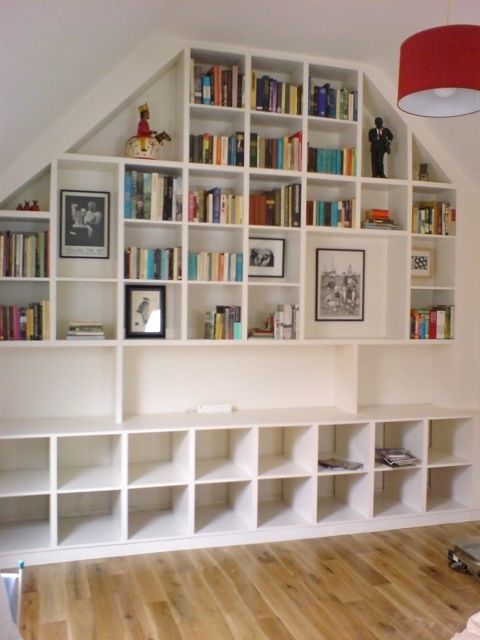 Fitted Shelving Units Throughout Newest Wall Of Fitted Shelves – Richard Sothcott Brighton Carpentry (View 9 of 15)