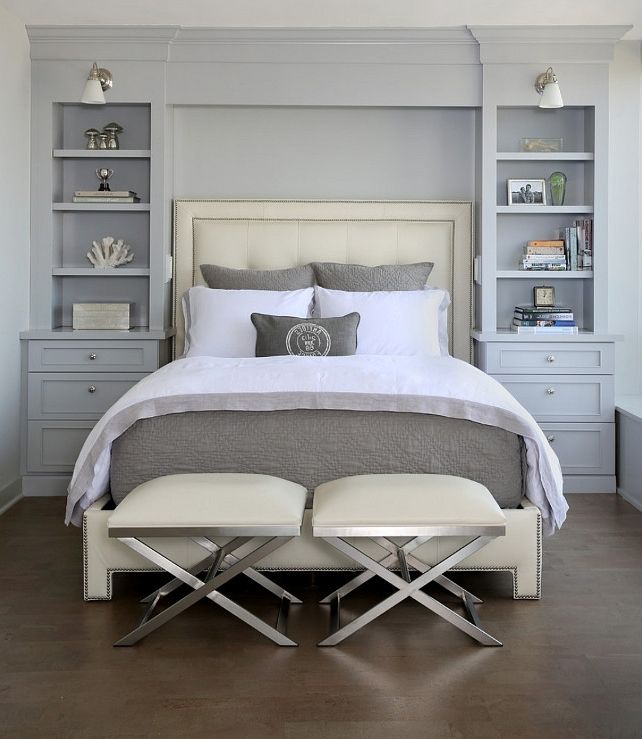 Headboard Bookcase – Transitional – Bedroom – Normandy Remodeling Pertaining To Most Recently Released Bookcases Headboard (Photo 5 of 15)