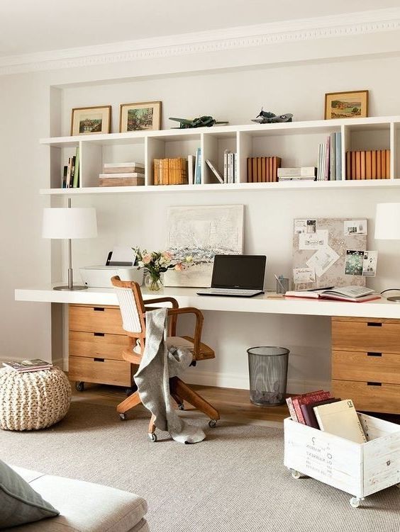 Featured Photo of 15 Inspirations Study Shelving Ideas