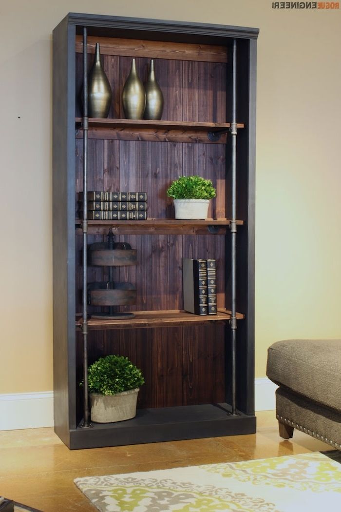 Industrial Bookcase – Free Diy Plans – Rogue Engineer Regarding Most Up To Date Industrial Bookcases (View 5 of 15)