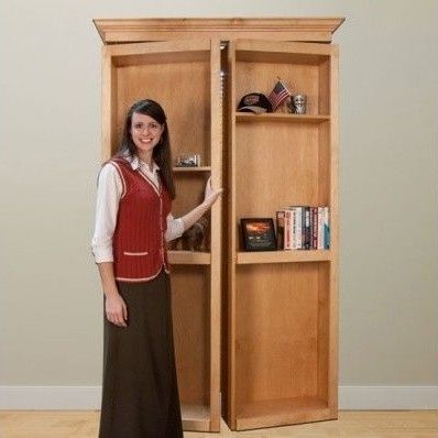 Invisidoor Bi Fold Hidden Doors With Recent Bifold Bookcases (View 13 of 15)