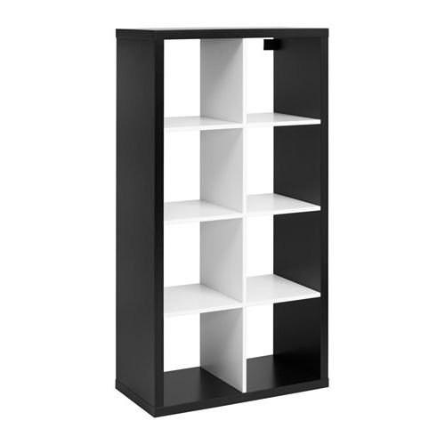 Kallax Shelving Unit Black/white 77x147 Cm – Ikea Intended For Most Popular Ikea Kallax Bookcases (View 15 of 15)