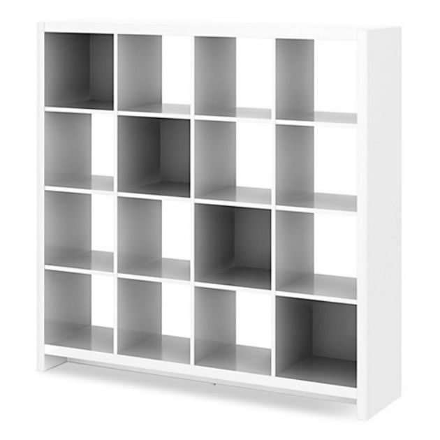 Kathy Ireland Officebush Furniture New York Skyline 16 Cube Pertaining To Most Recent Cube Bookcases (View 9 of 15)