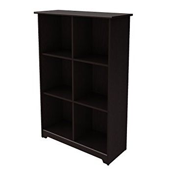Latest Amazon: Cabot 6 Cube Bookcase In Espresso Oak: Kitchen & Dining With Regard To Cube Bookcases (View 10 of 15)