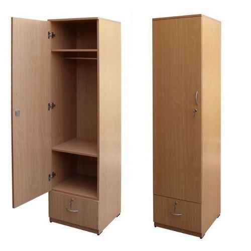Latest Brown Single Door Wooden Wardrobe, Rs 18000 /piece, Lucky Within Single Wardrobes With Drawers And Shelves (View 13 of 15)