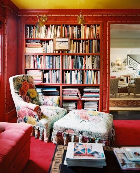 Latest Red Bookcase Photos, Design, Ideas, Remodel, And Decor – Lonny With Red Bookcases (View 7 of 15)