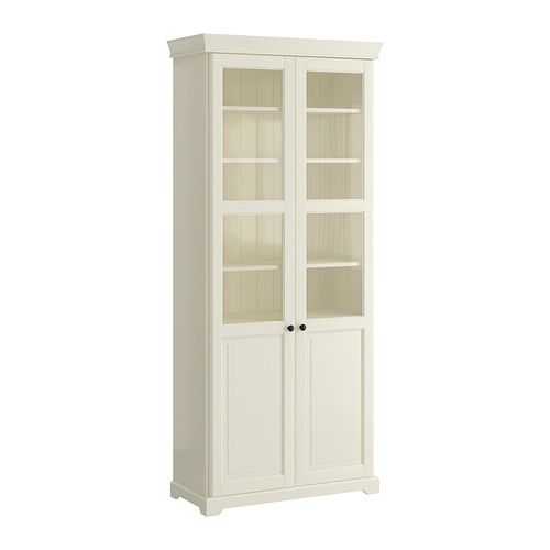 Liatorp Bookcase With Glass Doors – White – Ikea In Newest White Bookcases With Doors (View 7 of 15)