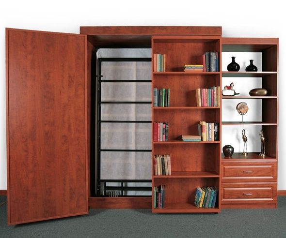 Library Bc1 – Pivoting Bookcase For Famous Murphy Bookcases (View 6 of 15)