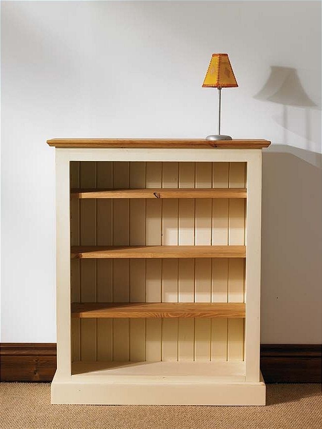 Most Popular Painted Wood Bookcases With Regard To Painted Pine Medium Bookcase – Mottisfont Mbk206 The Made To Order (View 3 of 15)