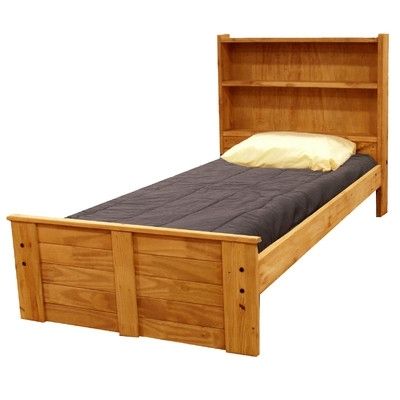 Most Recently Released Twin Panel Bed With Bookcase Headboard 515876500 Intended For Twin Bed With Bookcases Headboard (View 13 of 15)