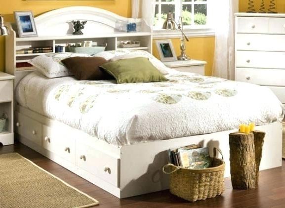 Most Up To Date Full Size Storage Bed With Bookcases Headboard Throughout Full Size Storage Bed – Kulfoldimunka (View 6 of 15)