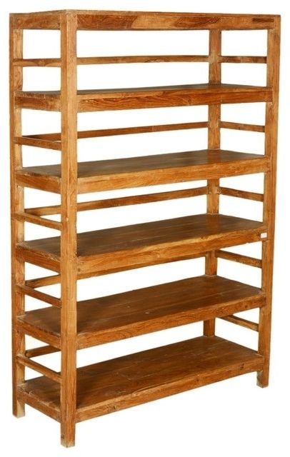 Newest Sierra Living Concepts – Country Reclaimed Wood Freestanding 5 With Regard To Free Standing Bookshelves (View 12 of 15)