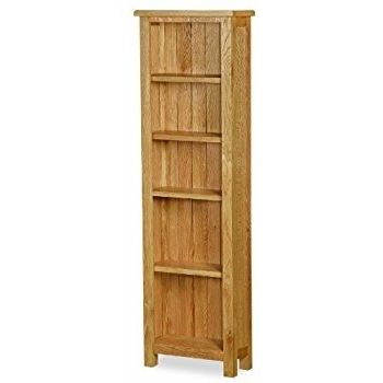 Newest Tall Narrow Bookcases In Lanner Oak Tall Narrow Bookcase: Amazon.co (View 1 of 15)