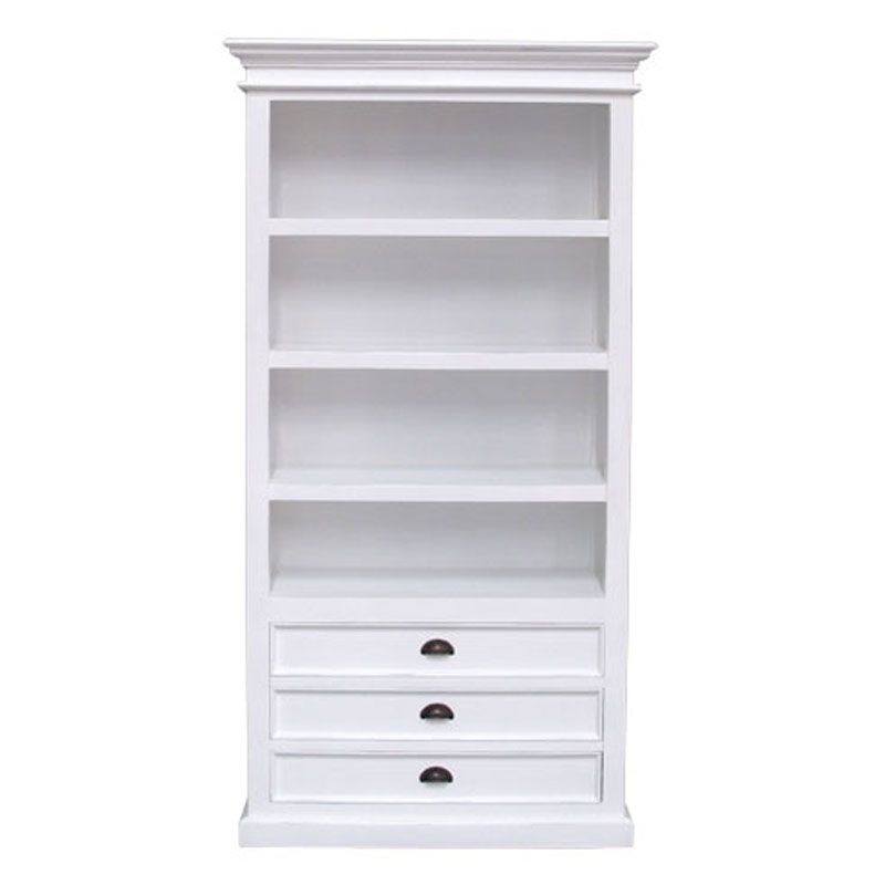 Newest Tall White Bookcases Pertaining To Tall White Bookcase Wooden Bookcases For The Home : Doherty House (View 1 of 15)