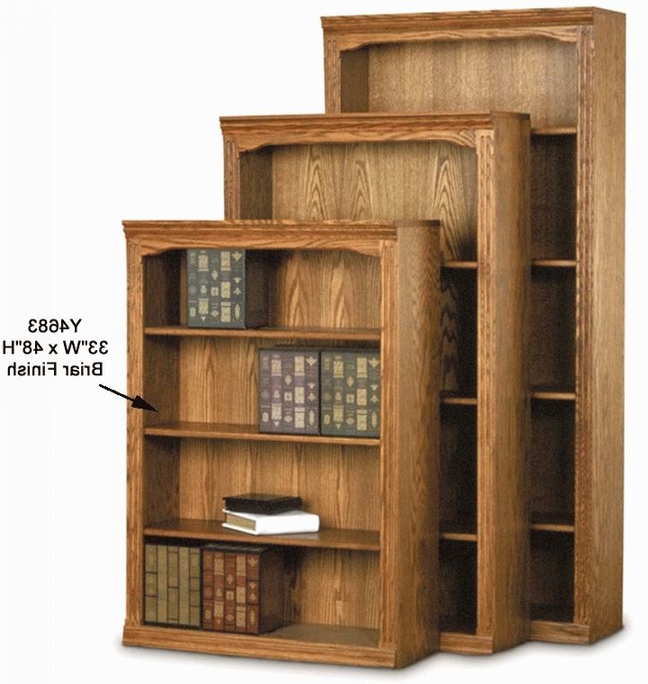 Oak Bookcases For Well Known Real Oak Bookcases (View 3 of 15)