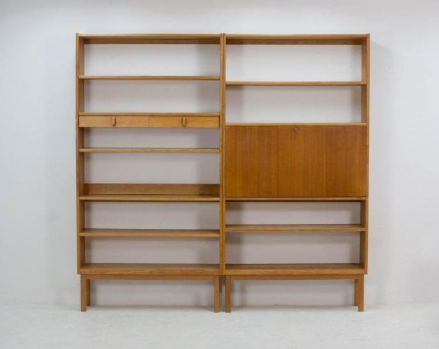 Oak Bookcases Within 2018 Blond Oak Bookcasesbertie Fridhagen For Bodafors, 1964 For (View 12 of 15)