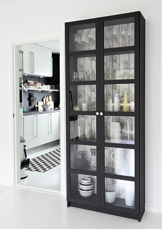 Old Billy Bookcase Made New Again In Matte Black With Ferm Living Regarding Well Known Black Bookcases With Glass Doors (View 1 of 15)