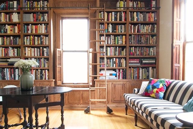 Preferred The Built In Library Shelves, With Books – Making It Lovely Pertaining To Built In Library Shelves (View 1 of 15)