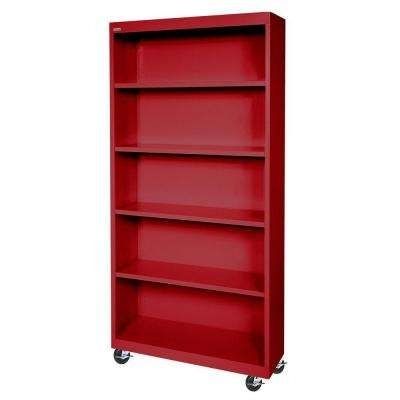 Red Bookcases Regarding Trendy Red – Bookcases – Home Office Furniture – The Home Depot (View 1 of 15)