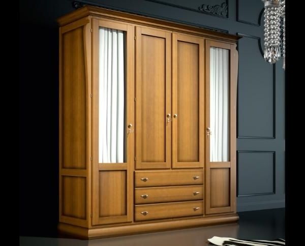 Sliding Inside Well Known Solid Dark Wood Wardrobes (View 9 of 15)