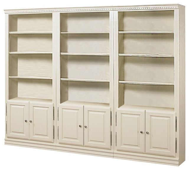 Tall Bookcases Intended For Most Popular Traditional Bookcases Houzz Tall Bookcase With Doors (View 10 of 15)