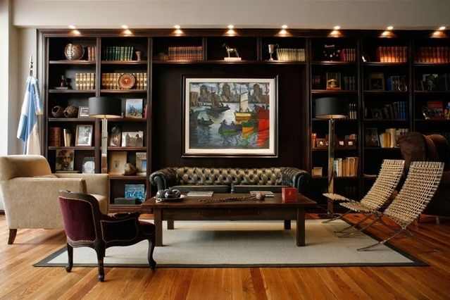 Trendy Bookshelf Lighting Bookshelf Ideas Living Room Amp Study Design Pertaining To Study Bookshelves (View 6 of 15)