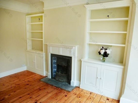 Tv Alcove Cupboard And Shelves Above  Shows How Good It Can Look Inside 2018 Alcove Bookcases (View 5 of 15)