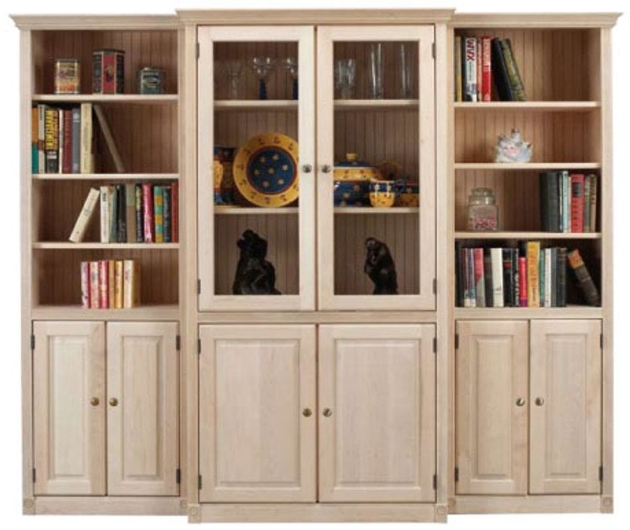 Unfinished Bookcase With Doors : Doherty House – Unfinished With Regard To Well Liked Unfinished Bookcases (View 9 of 15)
