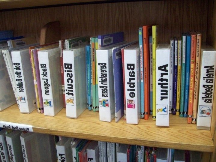 Upcycling In The Media Center: The Vhs Box – E – Literate And With Popular Library Shelf Dividers (View 11 of 15)