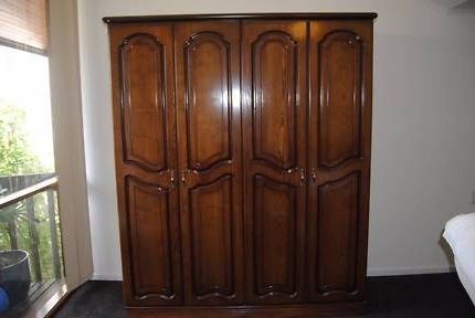 Well Known Large Wooden Wardrobe Hanging Drawers Wardrobes Gumtree Large Intended For Large Wooden Wardrobes (View 13 of 15)