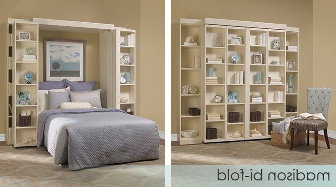 Well Known The Ultimate In Comfort. This Bed Features Bi Fold Bookcase Doors Intended For Bifold Bookcases (Photo 5 of 15)