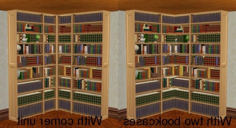 Well Liked Mod The Sims – Corner Unit For Dahlen Bookcase For Corner Library Bookcases (View 4 of 15)