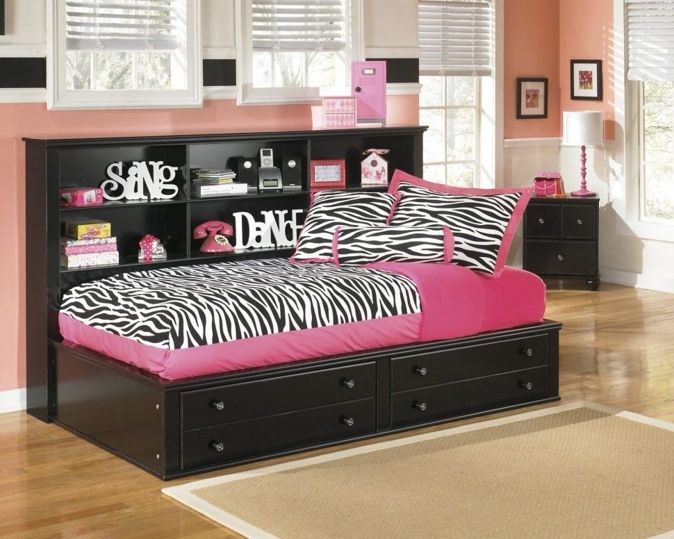 Zayley Full Bed Bookcases Regarding Famous Zayley Twin Bookcase Bed Daybed With Storage Full Contemporary (View 13 of 15)