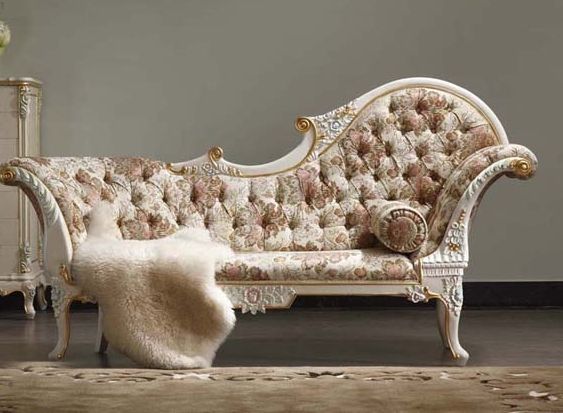 2015 Royal Italian Baroque Style Carved Wood Bed European For Newest European Chaise Lounge Chairs (Photo 1 of 15)
