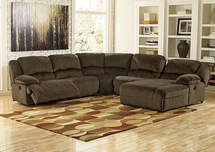 2017 Brown Sectionals With Chaise Throughout Hornell Furniture Outlet Toletta Chocolate Left Facing Chaise End (View 1 of 15)
