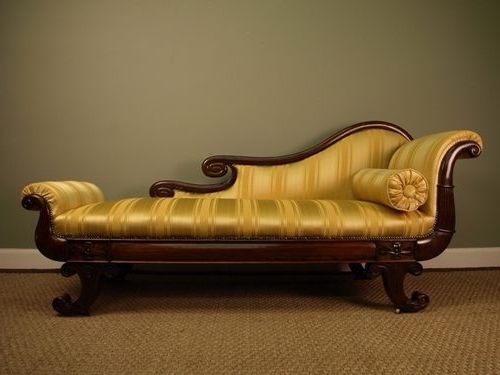 2017 Great Antique Chaise Lounge Vintage Chaise Lounge Full Furnishings With Regard To Vintage Chaise Lounges (View 4 of 15)