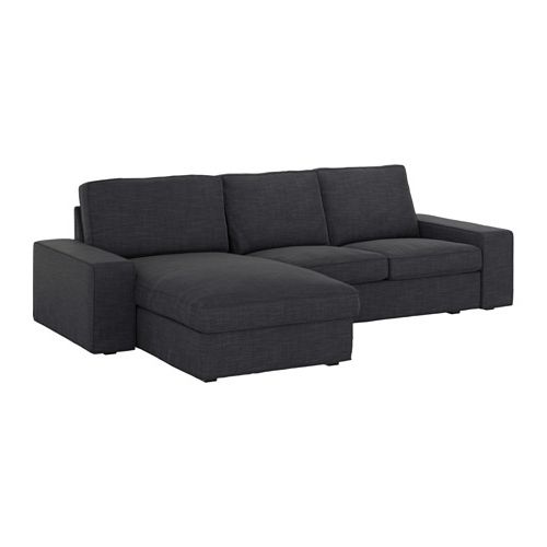 2017 Ikea Chaise Sofas Intended For Kivik Sofa – With Chaise/hillared Anthracite – Ikea (View 4 of 15)